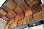دیوارکوب و سقف چوبی کد02
